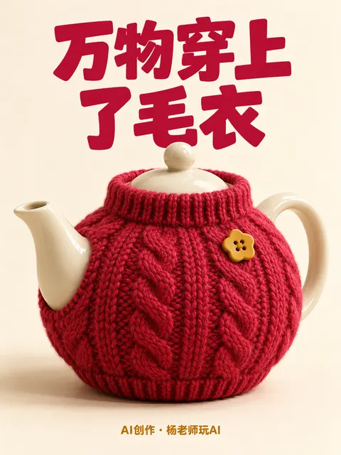 茶壶毛衣封面
