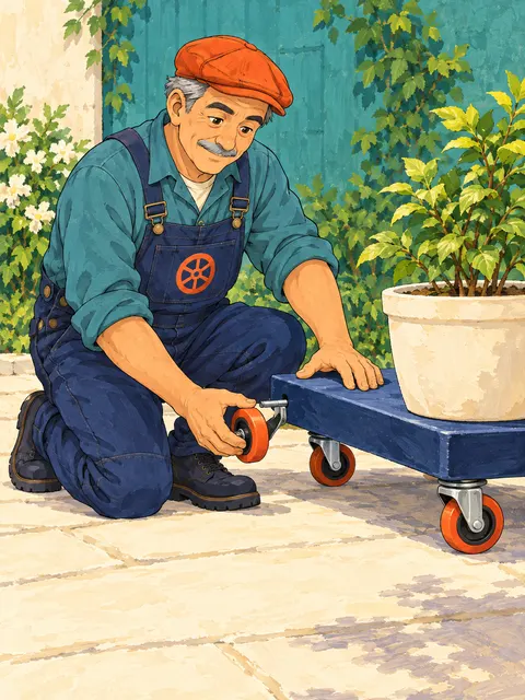 花盆装上小轮