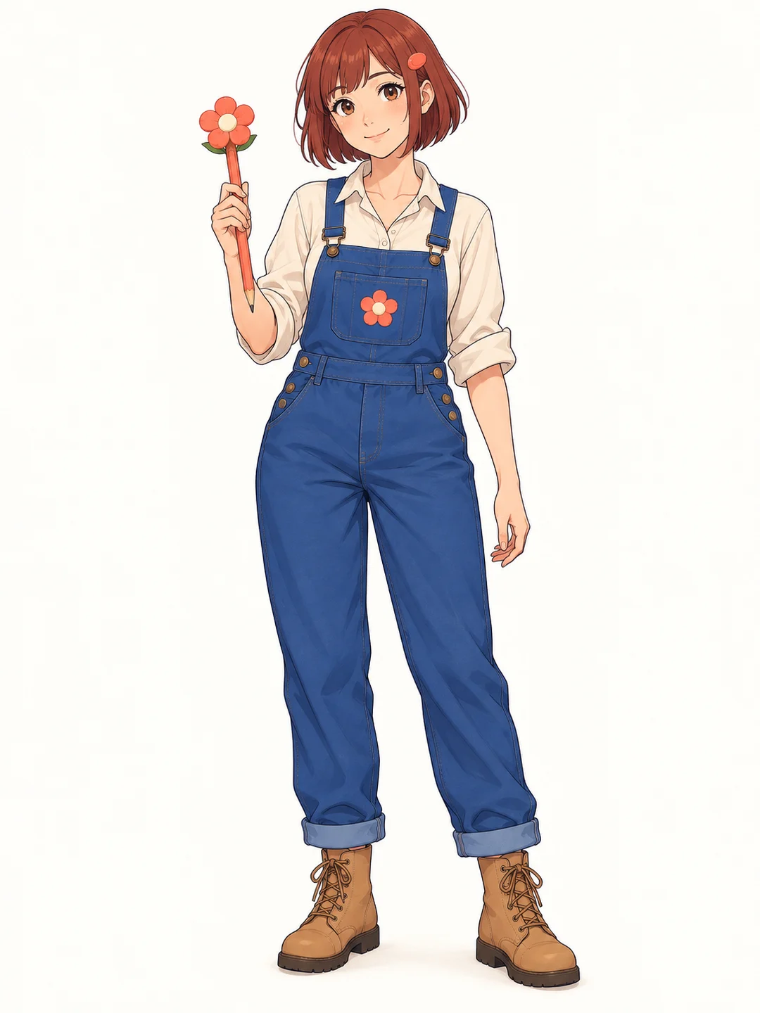铅笔园丁阿芽母版
