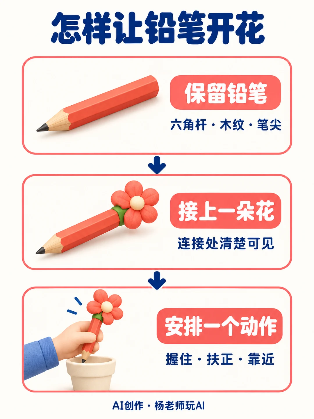 铅笔花设计信息图
