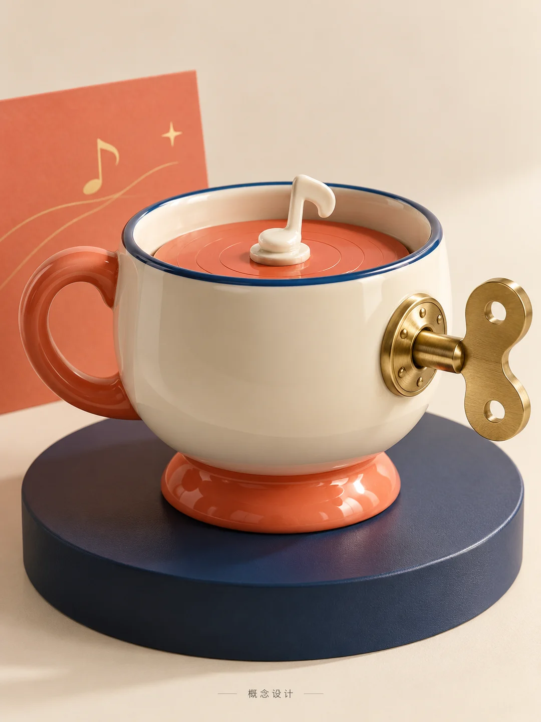发条茶杯概念音盒
