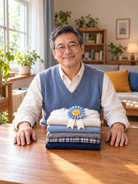 叠好衣服也领奖