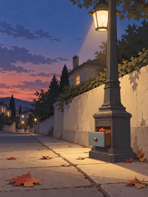路灯的夜间小抽屉