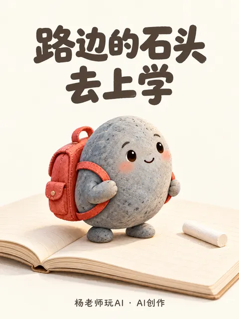 石头去上学封面