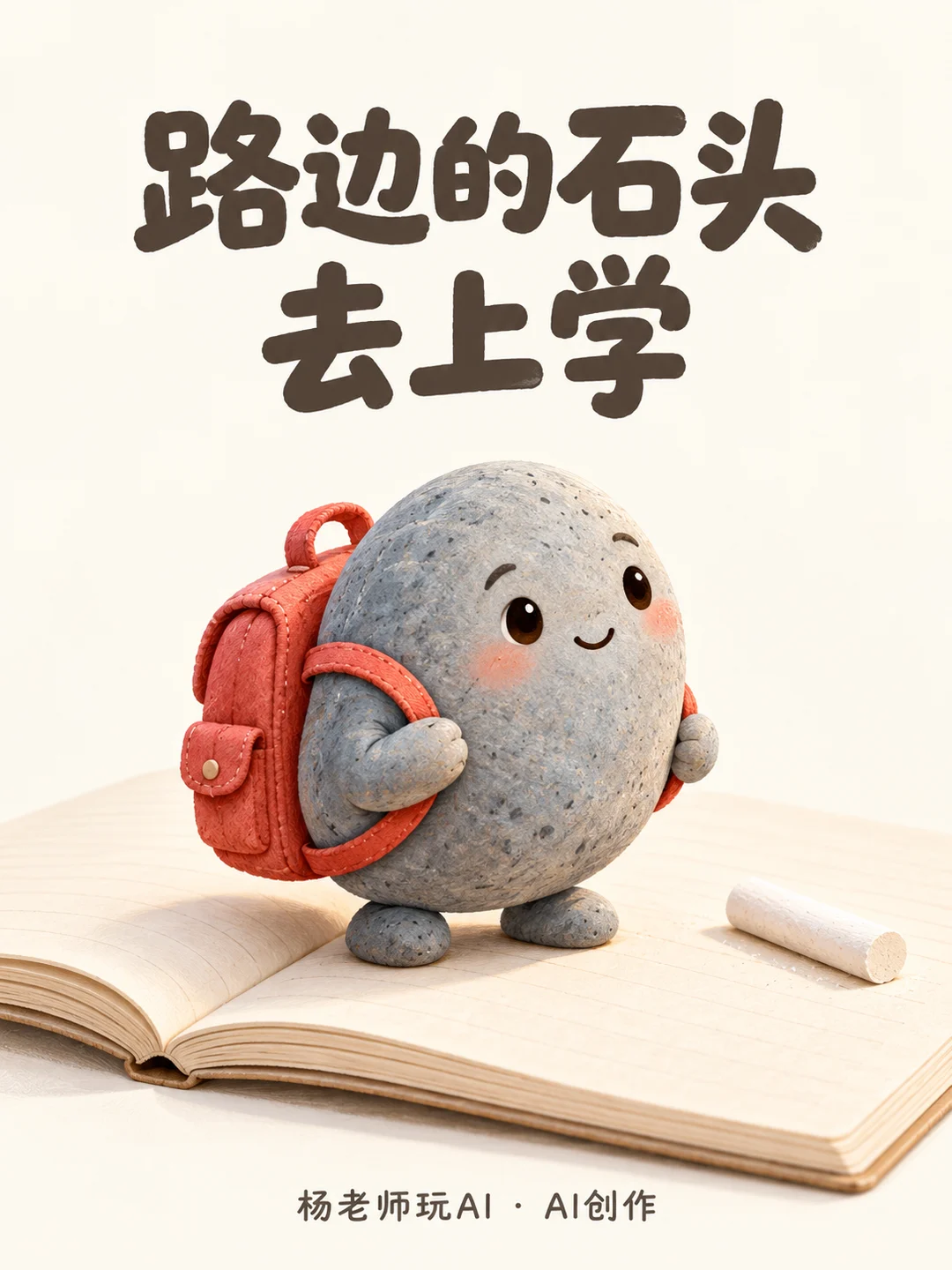 石头去上学封面