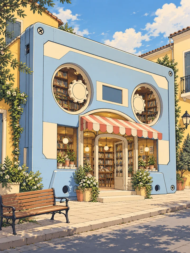 磁带书店街角