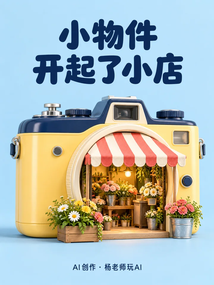 小物件开起了小店